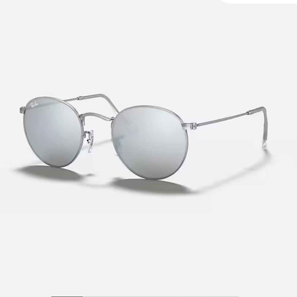 Ray Ban mirrored round sunglasses